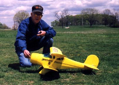 Bob with his Beechcraft Staggerwing