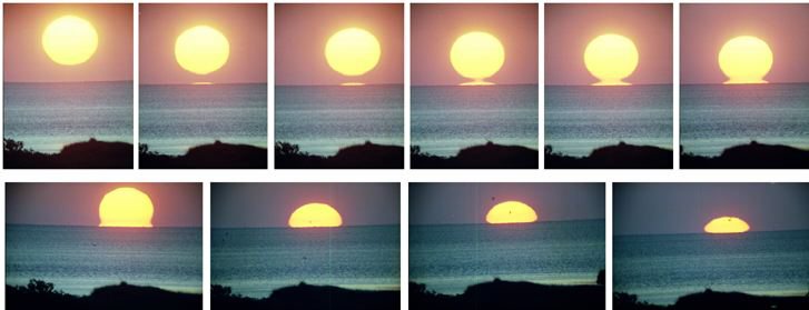 Sunset composite photo