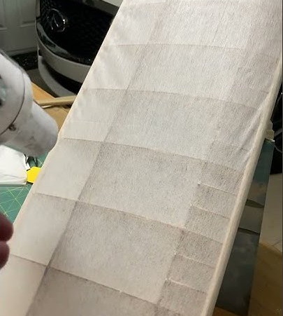 Heat-shrinking Polyspan technique