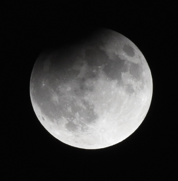 Typical lunar eclipse