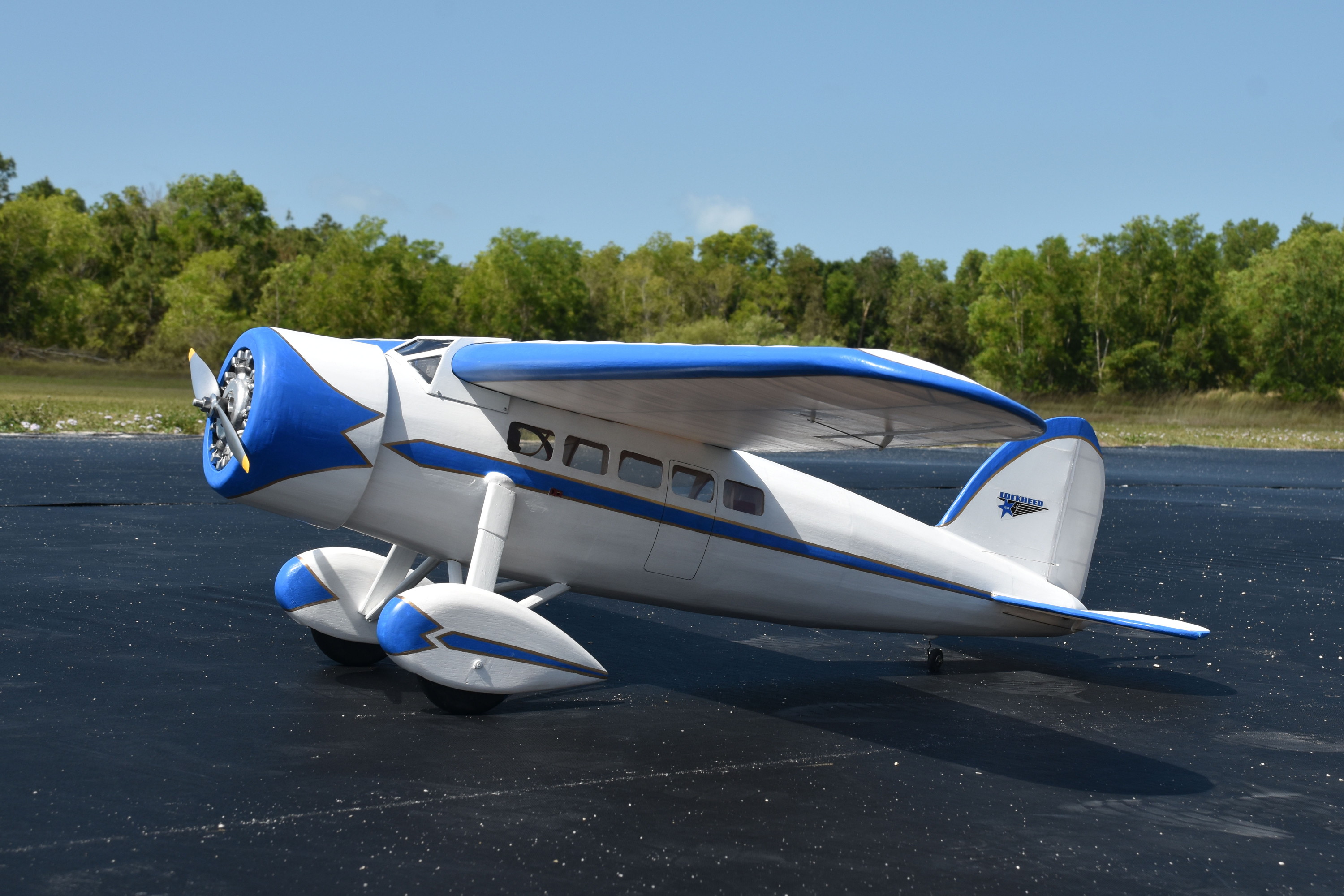 Lockheed Vega RC model