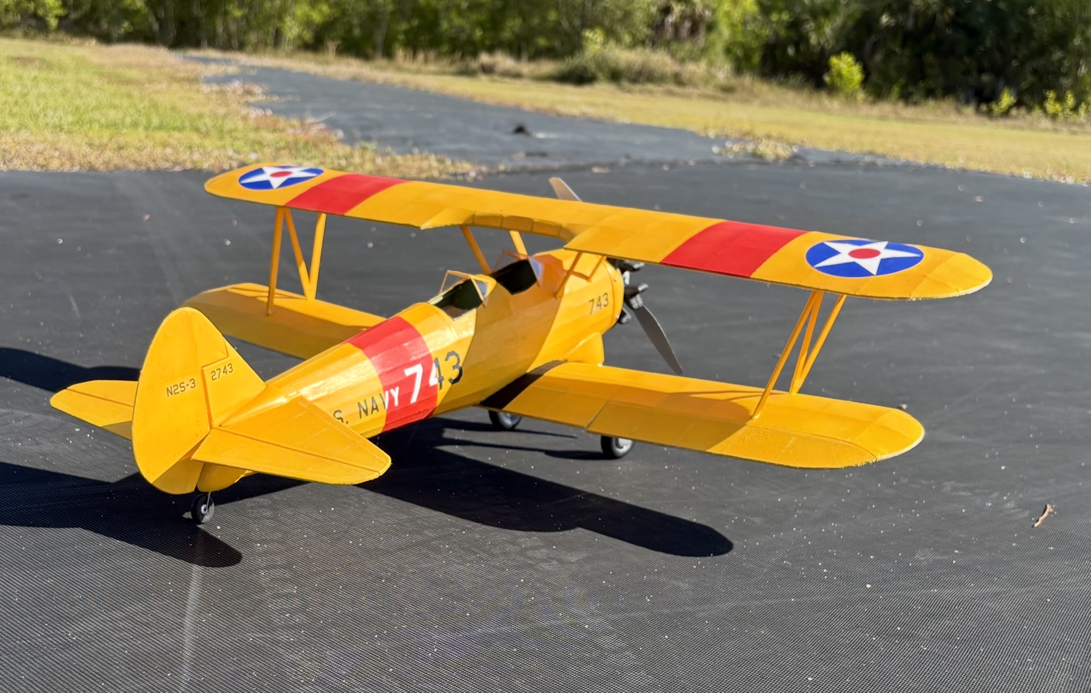 Guillows Stearman RC model